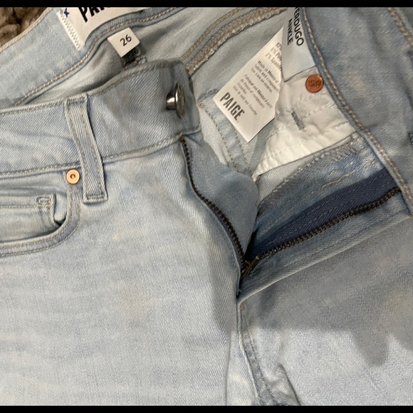 Paige Super Light Blue Jeans size 26 - Picture 7 of 16